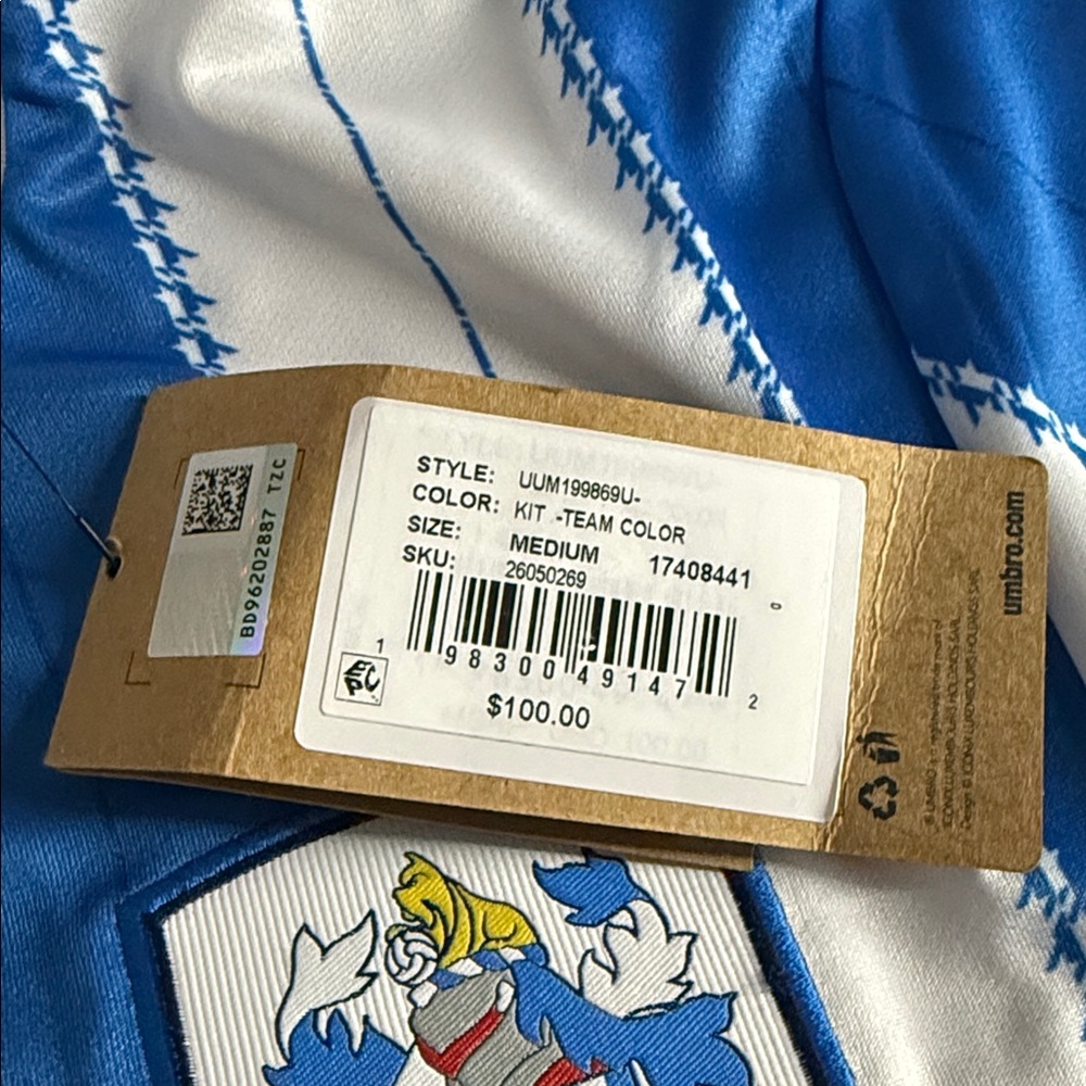Huddersfield Town 🏴󠁧󠁢󠁥󠁮󠁧󠁿 2024-25 Umbro Home League One Jersey - Picture 5 of 9